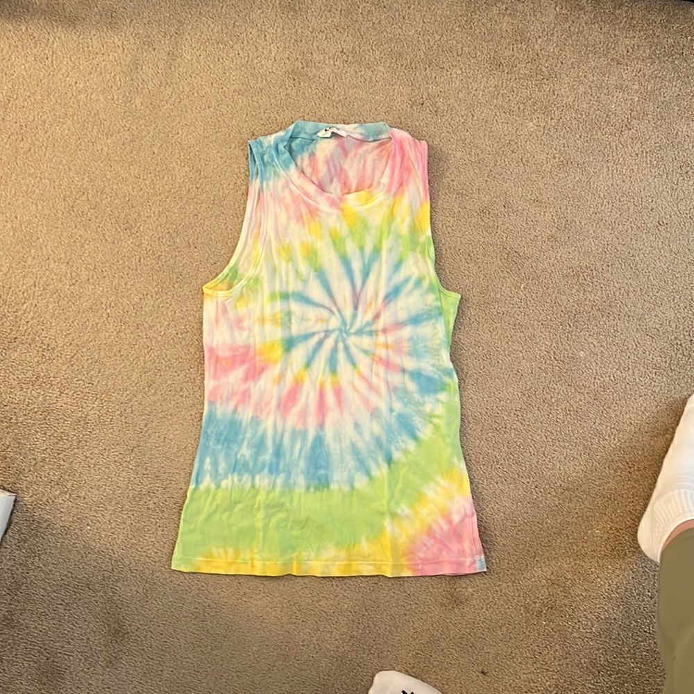 LNA Tie Dye Tank Small New